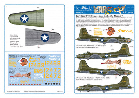 キッツワールド KW132130 1/32 ボーイング B-17E フライングフォートレス