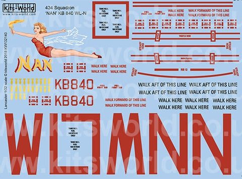 キッツワールド KW132140 1/32 アブロ ランカスター B.Mk.I