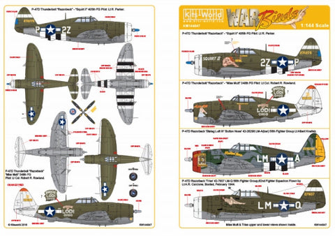 キッツワールド KW144047 1/144 P-47 サンダーボルト