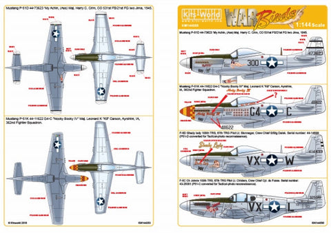 キッツワールド Kw144050 1/144 北アメリカ マスタング P-51