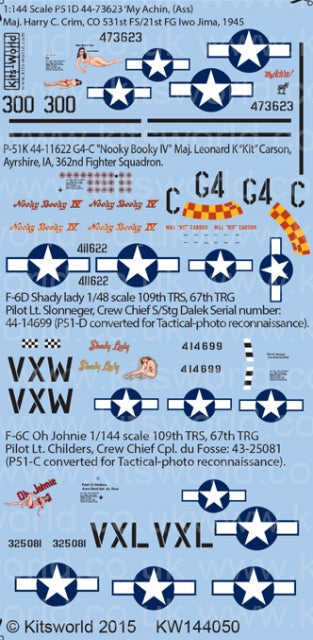 キッツワールド Kw144050 1/144 北アメリカ マスタング P-51