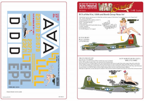 キッツワールド KW148032 1/48 ボーイング B-17 F/G フライングフォートレス