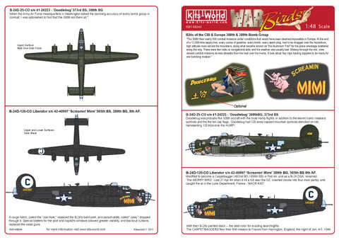 キッツワールド KW148044 1/48 B-24D リベレーター