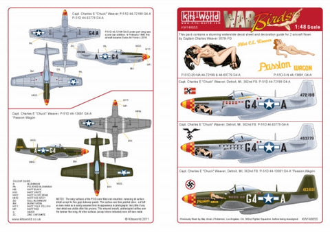 キッツワールド KW148055 1/48スケール デカールシート P-51D-20NA