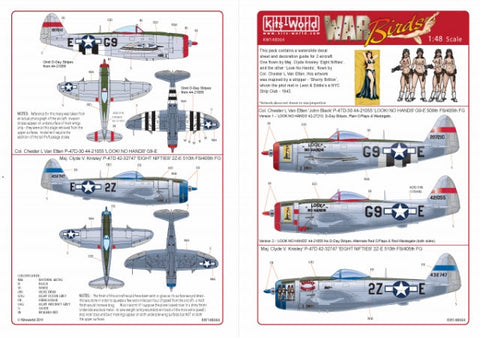 キッツワールド KW148064 1/48スケール デカールシート P-47D