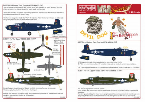 キッツワールド KW148097 1/48 B-25J ミッチェル