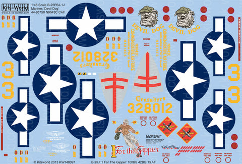 キッツワールド KW148097 1/48 B-25J ミッチェル