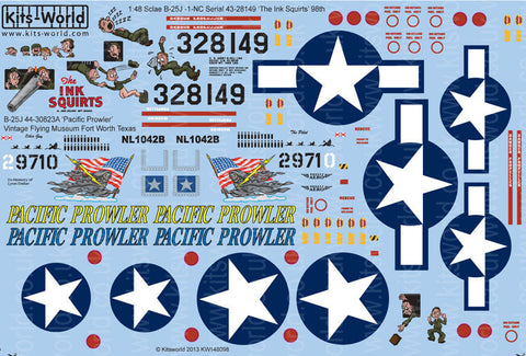 キッツワールド KW148098 1/48 B-25J ミッチェル