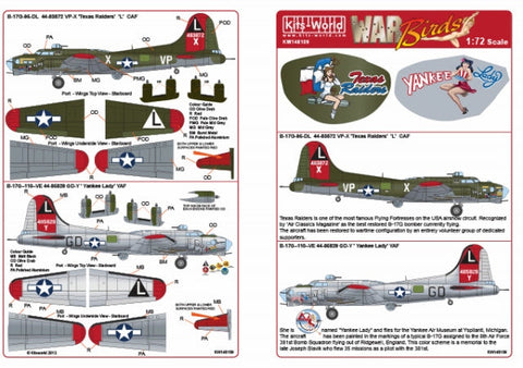 キッツワールド KW148109 1/48 ボーイング B-17G フライングフォートレス