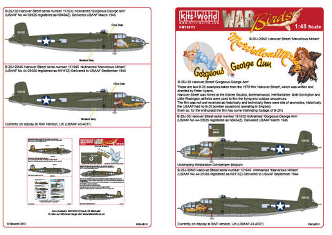 キッツワールド KW148111 1/48 B-25J ミッチェル