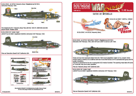 キッツワールド KW148112 1/48 B-25J ミッチェル