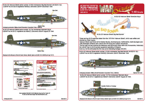 キッツワールド KW148113 1/48 B-25J ミッチェル
