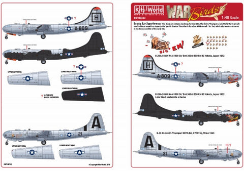 キッツワールド KW148142 1/48 B-29 スーパーフォートレス