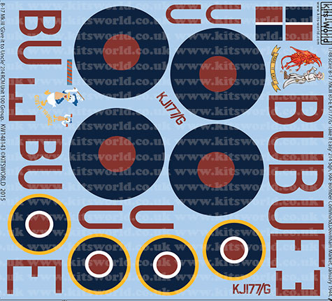 キッツワールド KW148143 1/48 ボーイング B-17 MkIII フライングフォートレス