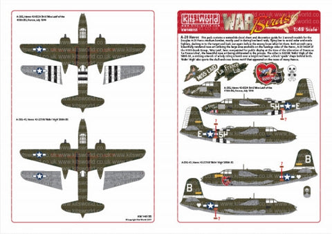 キッツワールド KW148155 1/48 ダグラス A-20 ハボック
