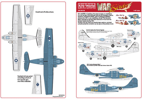 キッツワールド KW148159 1/48 PBY-5A カタリナ - ブラックキャット