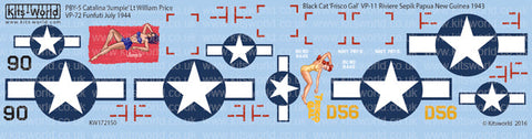 キッツワールド KW172150 1/72 PBY-5 カタリナ - 'ブラックキャッツ'