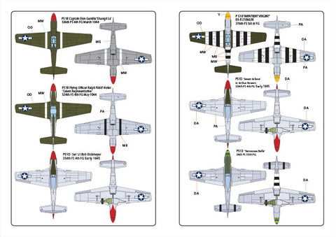 キッツワールド KW172179 1/72 P-51B P-51D 北アメリカ マスタング