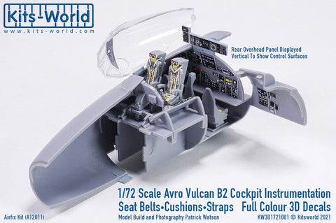 キッツワールド KW3D1721001 1/72 コクピット インパネ アブロバルカン B.2