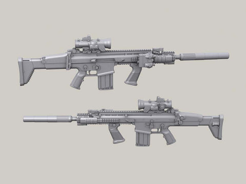 レジェンド LF3D011 1/35 FN スカー MK17 セット (4個)