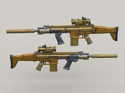レジェンド LF3D011 1/35 FN スカー MK17 セット (4個)