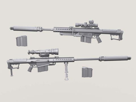 レジェンド LF3D076 1/35 バレット M107 スナイパー ライフル w/QDL サプレッサー セット (インチ’ 2 ボディ)