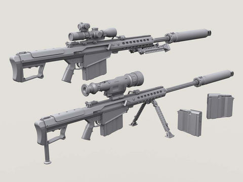 レジェンド LF3D076 1/35 バレット M107 スナイパー ライフル w/QDL サプレッサー セット (インチ’ 2 ボディ)