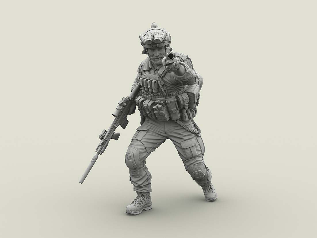 レジェンド LF3D16003 1/16 アメリカ海軍 ネイビーシールズ M79 射撃手