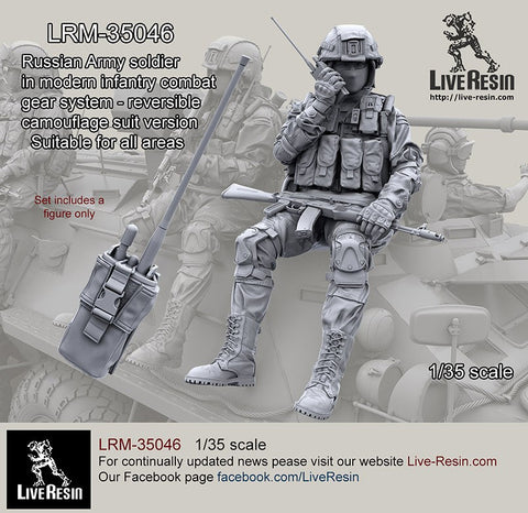 ライブレジン LRM35046 1/35 現用 ロシア陸軍歩兵 コンバットギアシステムセット8 リバーシブルカモフラージュバージョン