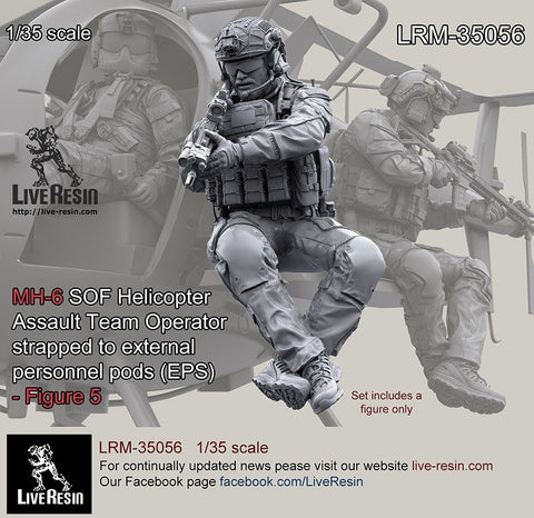 ライブレジン LRM-35056 1/35 現用アメリカ陸軍 MH-6 リトルバード 特殊作戦部隊 5