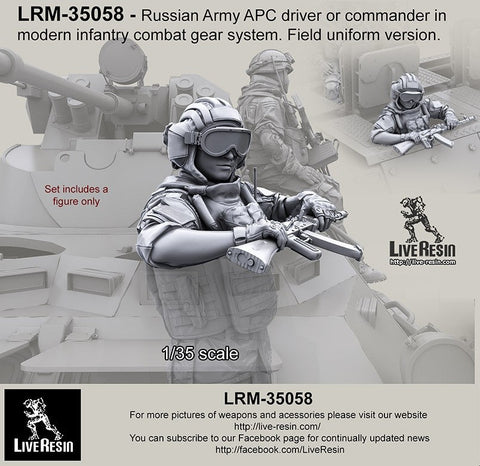 ライブレジン LRM-35058 1/35 現用 ロシア陸軍APCドライバー コンバットギアシステムセット11 フィールドユニフォームバージョン