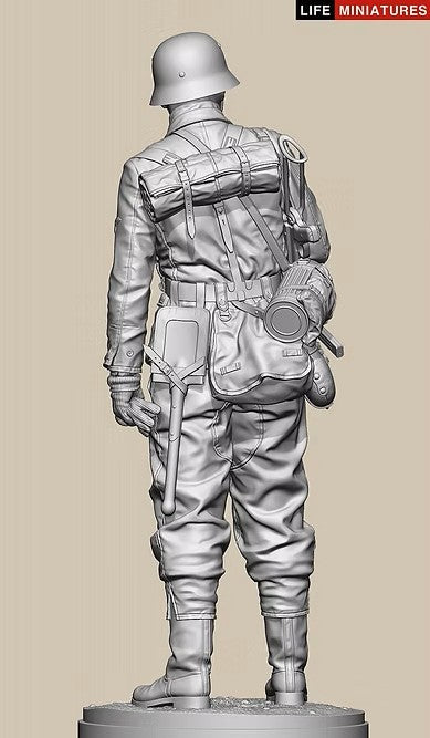 ライフミニチュア LM-16010 1/16 WWII ドイツ ポトー迎撃戦 ハンセン戦闘団の分隊長 バルジの戦い1944