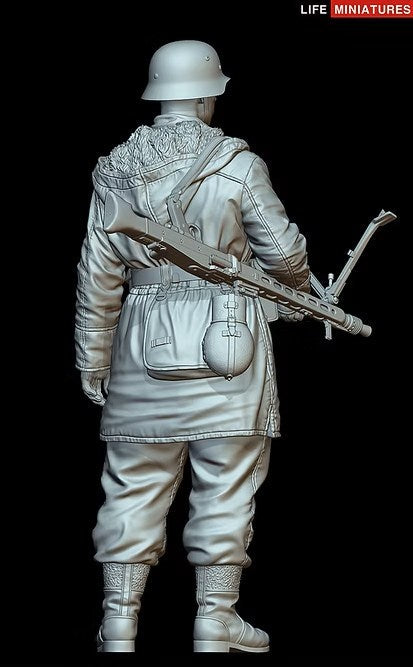 ライフミニチュア LM-35003 1/35 ドイツ武装親衛隊 MG42 ガンナー,東部戦線1943