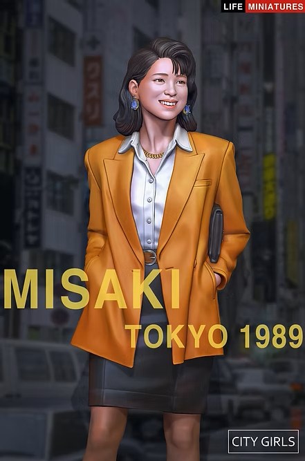 レディースミニチュア　コレクション ライフミニチュア LM-CG12001 1/12 シティガールズ No.1 - 美咲 東京