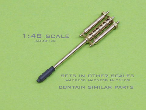 マスター AM-24-013 1/24 追加 弾頭 ブリティッシュ RP-3 Rocket (60LB F, 25LB SAP, 25LB AP) (AM-24-011 & AM-24-012 用)
