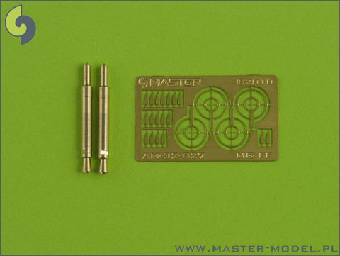マスター AM-32-027 1/32 ドイツ空軍 航空機関砲 MGFF 挽物製銃身とエッチングパーツのガンサイト(2本入り)