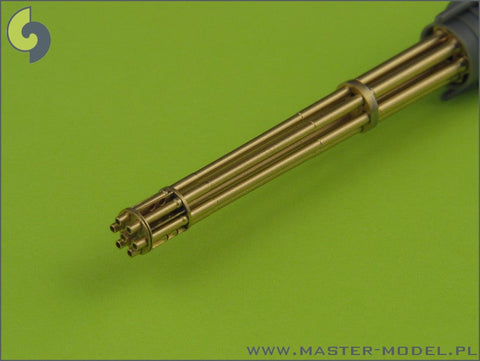 マスター AM-32-029 1/32 M61 A1 ヴァルカン砲、6本の砲身が回転する20mmキャノン砲、エッチングパーツの固定金具付挽物製銃身