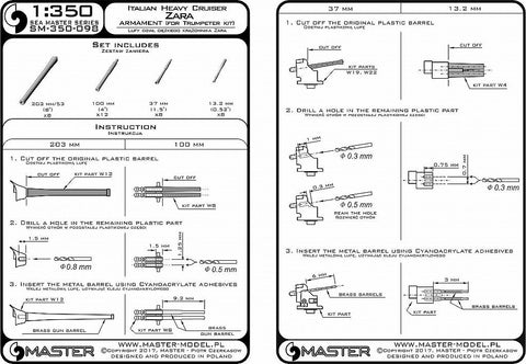マスター AM-32-072 1/32 シェンヤン J-6/F-6 銃身セットとピトー管