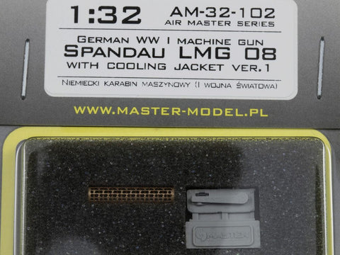マスター AM-32-102 1/32 WWIドイツ軍 機関銃 シュパンダウLMG 08(1丁)(放熱ジャケットver.1付)