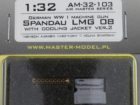 マスター AM-32-103 1/32 WWIドイツ軍 機関銃、シュパンダウLMG 08(1丁)(放熱ジャケットver.2付)