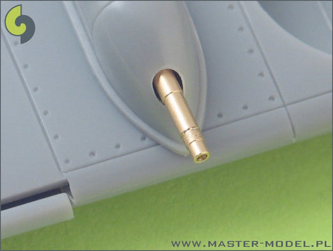 マスター AM-48-016 1/48 ドイツ空軍 航空機関砲 MK 108 (30mm) 銃身および銃身延長管 (各2本入り)
