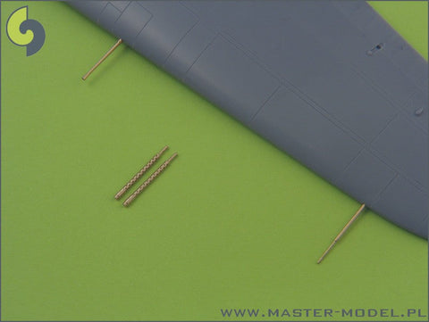 マスター AM-48-020 1/48 ゼロ戦52型(A6M5)の武装セット(7.7mm,20mm機銃銃身)及びピトー管