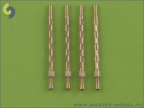 マスター AM-48-026 1/48 イギリス空軍 MK2ブローニング .303キャリバー(7.7mm) フラッシュハイダー付(4本入り)