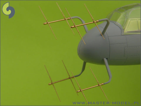 マスター AM-48-027 1/48 ドイツ空軍 FuG220 リヒテンシュタインSN-2 レーダーアンテナセット(夜間戦闘機のメッサーシュミットBf110やユンカースJu88他用)