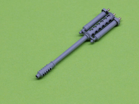 マスター AM-48-125 1/48 AH-64 アパッチの装備セット(M230(30mm)チェーンガンの砲身,ピトー管,およびテイルアンテナ)(レジン、エッチングパーツ、挽物パーツ)