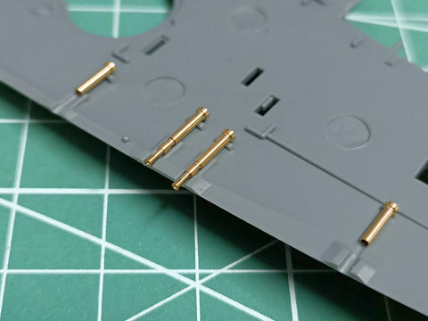 マスター AM-48-163 1/48 スピットファイア Mk.I 初期型 - ブローニング .303 &フラッシュハイダー バレルチップ 初期型照準器 (エデュアルド用)