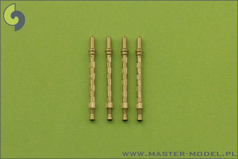 マスター AM-72-031 1/72 イギリス空軍 MK2ブローニング .303キャリバー(7.7mm) フラッシュハイダー付(4本入り)