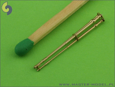 マスター AM-72-038 1/72 M197 3本の砲身が回転する20mmキャノン砲、エッチングパーツの固定金具付挽物銃身 (AH-1 コブラ用)