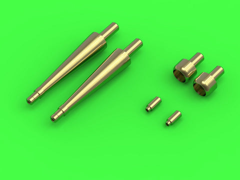 マスター AM-72-117 1/72 スピットファイア Mk.IXe/XVIe 初期型武装(円錐形フェアリング) フェアリング付イスパノ20mmキャノン砲 砲身とブローニング .50キャリバー銃身(エデュアルド用)