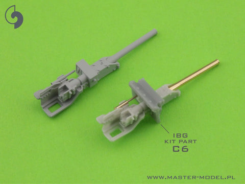 マスター GM-72-015 1/72 日本陸軍 九五式軽戦車 ハ号 - 37mm Type 94 金属砲身 レジン製マウント付き(IBG用)